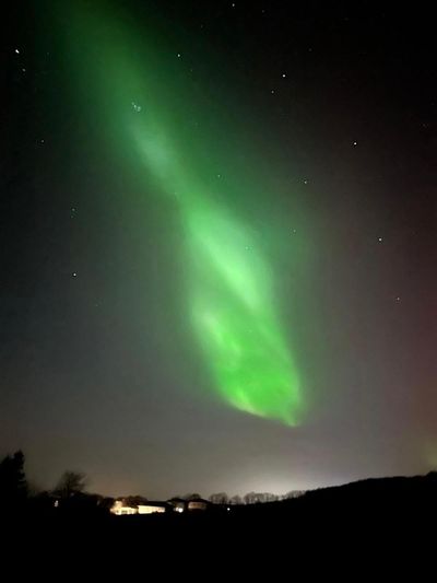 Auroraborealis above Schweinfurt at 9 January 2026